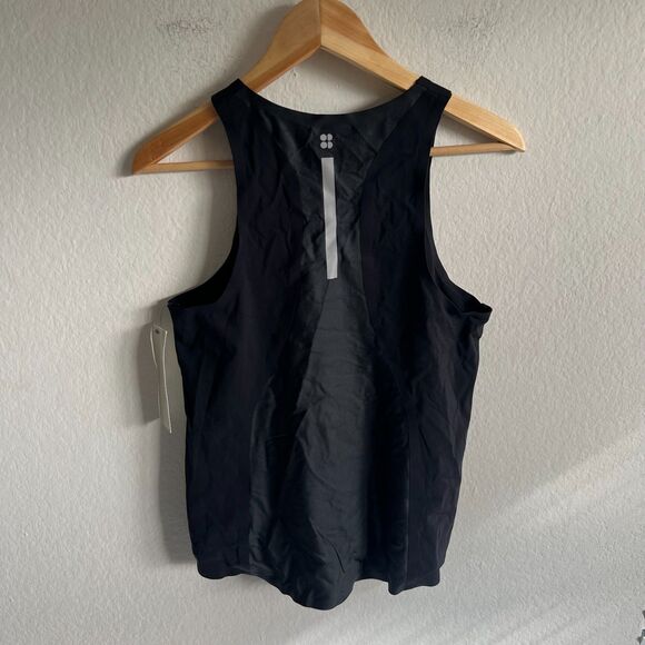 NWT SWEATY BETTY Black Power Mission Workout Tank Top Womens Small - Picture 4 of 9